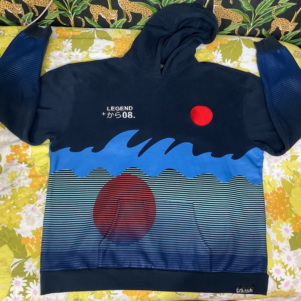 Pink Dolphin Wrap Around Waves Japan Hoodie Sweatshirt - Picture 3 of 6